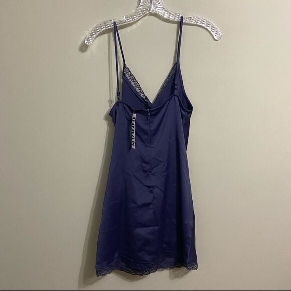 𝅺new UO Margaux Satin Wrap Slip Dress - Picture 4 of 8